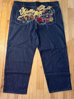 Ninth Hall Ambush Dragon Raw Indigo Denim Loose Fit Jeans Size 46